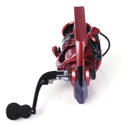 YUMOSHI 13+1BB Full Metal Spinning Fishing Reel 4.7:1/5.5:1 Gear Ratio Pesca Aluminum Spool Tackle With Foldable Handle – gold 3000 series Fishing Gear for 13+1BB Reel (2 view)