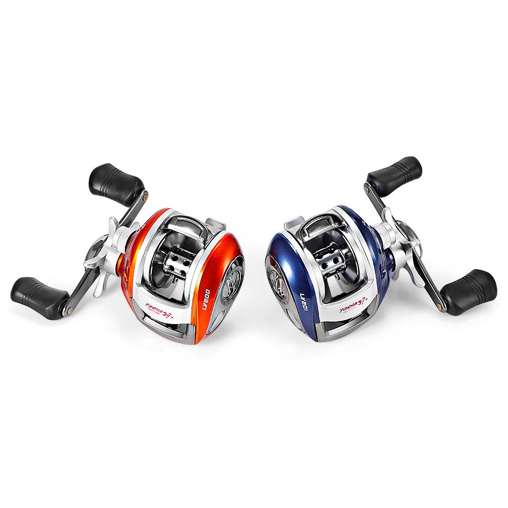 YUMOSHI Baitcasting Reel – 12+1BB 6.3:1 Gear Ratio with Magnetic Brake | Left & Right Hand – blue left Fishing Gear for 12+1BB Reel (7 view)