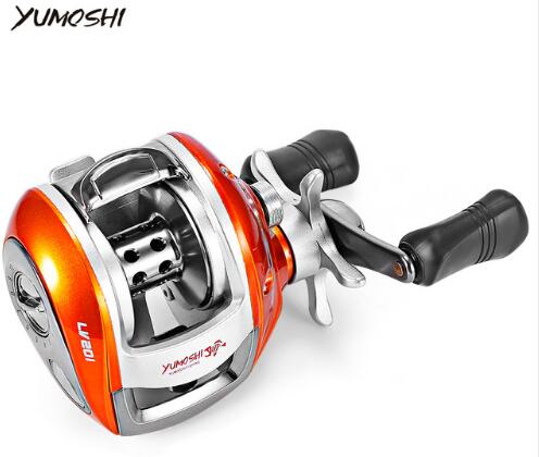 YUMOSHI Baitcasting Reel – 12+1BB 6.3:1 Gear Ratio with Magnetic Brake | Left & Right Hand – red right Fishing Gear for 12+1BB Reel (9 view)