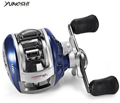 YUMOSHI Baitcasting Reel – 12+1BB 6.3:1 Gear Ratio with Magnetic Brake | Left & Right Hand – blue right Fishing Gear for 12+1BB Reel (10 view)
