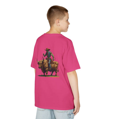 Zombie Cowboy Kids Tee – Undead Rider of the Apocalypse | Halloween Western Shirt – Heliconia Kids clothes for Animal Graphic Tee (32 view)