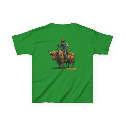 Zombie Cowboy Kids Tee – Undead Rider of the Apocalypse | Halloween Western Shirt – Sapphire Kids clothes for Animal Graphic Tee (9 view)