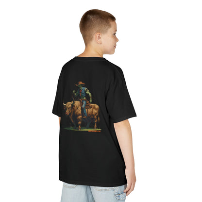 Zombie Cowboy Kids Tee – Undead Rider of the Apocalypse | Halloween Western Shirt – White Kids clothes for Animal Graphic Tee (19 view)