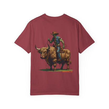 Zombie Cowboy Tee – Undead Rider of the Apocalypse | Halloween Western Shirt – Black T-Shirt for Casual Outfit Idea (41 view)