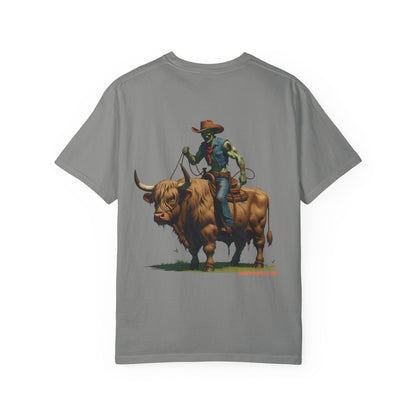 Zombie Cowboy Tee – Undead Rider of the Apocalypse | Halloween Western Shirt – Black T-Shirt for Casual Outfit Idea (23 view)