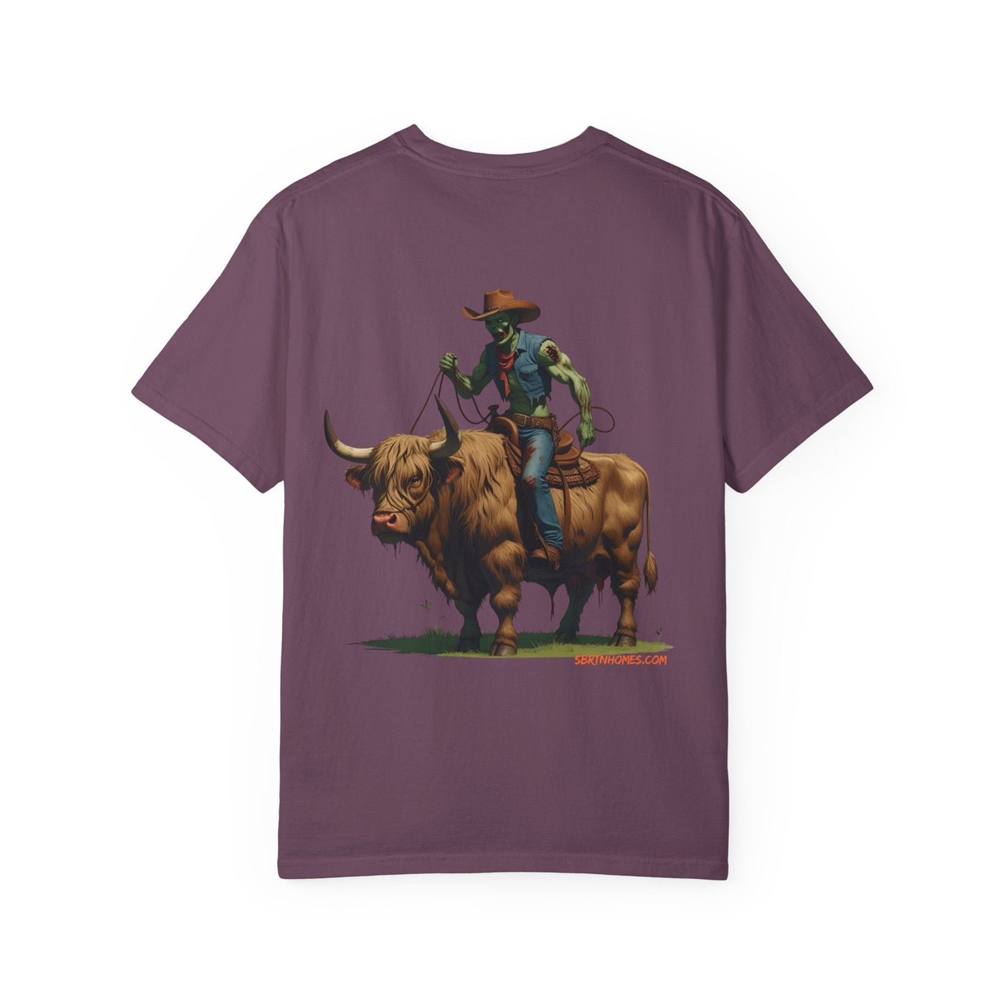 Zombie Cowboy Tee – Undead Rider of the Apocalypse | Halloween Western Shirt – Black T-Shirt for Casual Outfit Idea (35 view)
