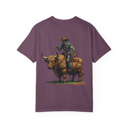 Zombie Cowboy Tee – Undead Rider of the Apocalypse | Halloween Western Shirt – Black T-Shirt for Casual Outfit Idea (35 view)