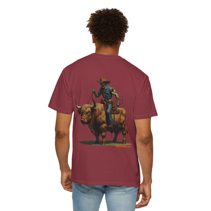 Zombie Cowboy Tee – Undead Rider of the Apocalypse | Halloween Western Shirt – Black T-Shirt for Casual Outfit Idea (43 view)