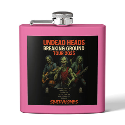 Zombies Tour Flask, 6oz Stainless Steel Flask, Premium Drinking Flask, Music Festival Gift, Halloween Accessory – 6oz Mug for Camping Gear (8 view)
