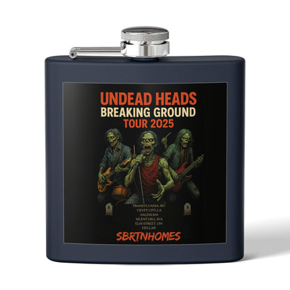 Zombies Tour Flask, 6oz Stainless Steel Flask, Premium Drinking Flask, Music Festival Gift, Halloween Accessory – 6oz Mug for Camping Gear (6 view)