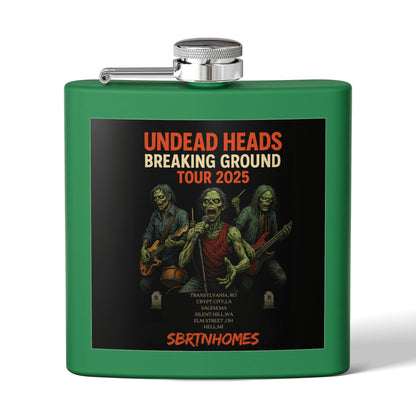 Zombies Tour Flask, 6oz Stainless Steel Flask, Premium Drinking Flask, Music Festival Gift, Halloween Accessory – 6oz Mug for Camping Gear (4 view)